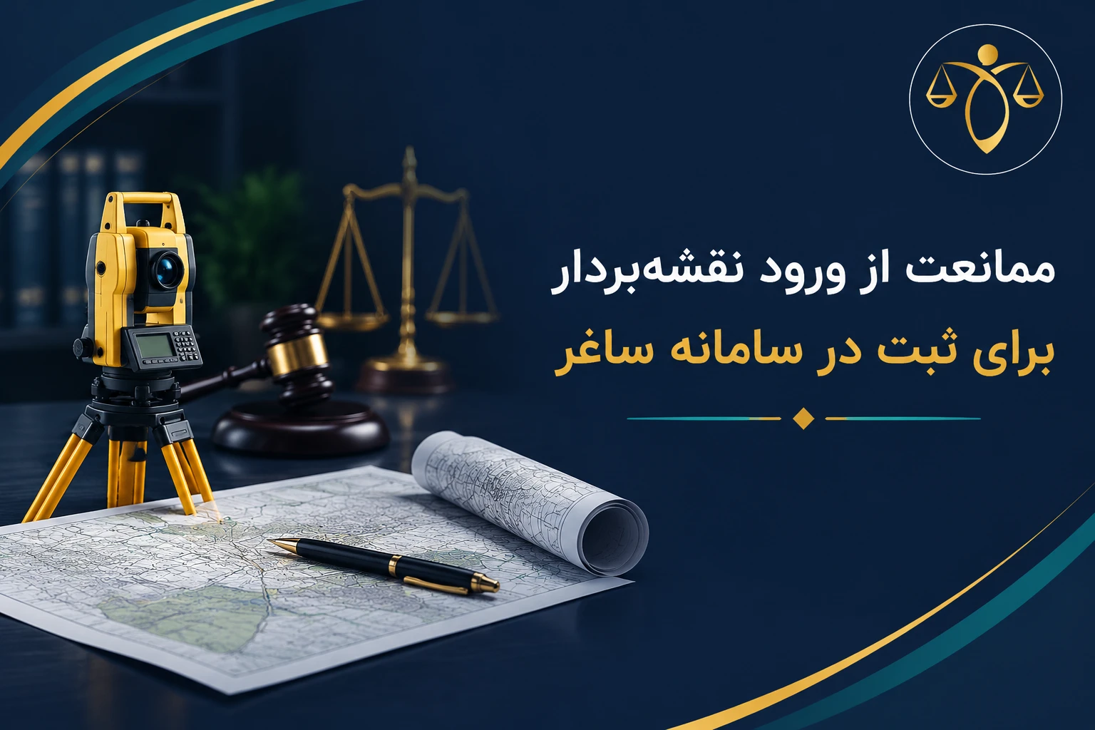 ممانعت از ورود نقشه بردار توسط متصرف برای ثبت نقشه در سامانه ساغر